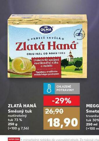 Kaufland Zlatá haná směsný tuk nabídka