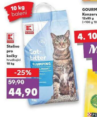 Kaufland Stelivo pro kočky nabídka
