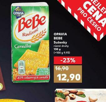 Kaufland Opavia bebe sušenky nabídka