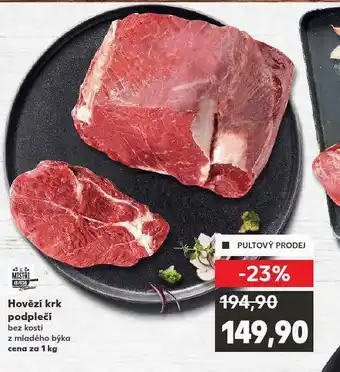 Kaufland Hovězí krkr podplečí nabídka