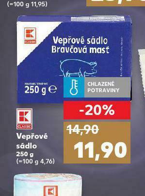 Kaufland Vepřové sádlo nabídka