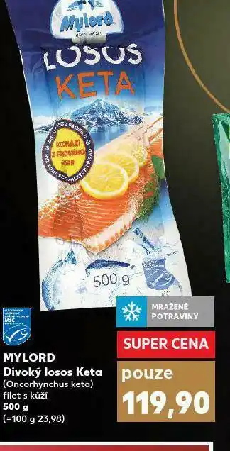 Kaufland Mylord divoký losos keta nabídka