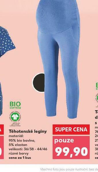 Kaufland Těhotenské legíny nabídka