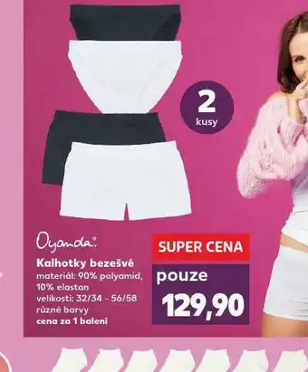 Kaufland Kalhotky bezešvé nabídka