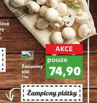 Kaufland Žampiony nabídka