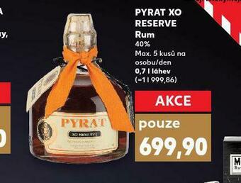 Kaufland Pyrat xo reserve rum nabídka