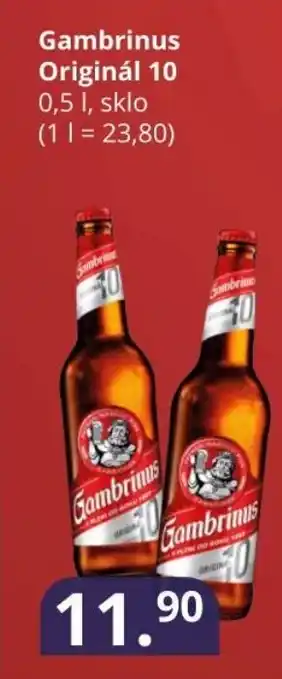 Potraviny CZ Gambrinus Originál 10 0,5 L nabídka