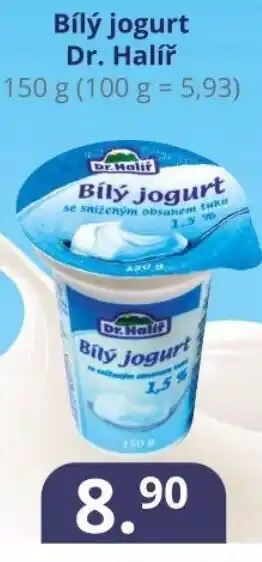 Potraviny CZ Bílý jogurt Dr. Halíř nabídka