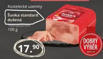 Potraviny CZ Kostelecké uzeniny Šunka standard dušená nabídka