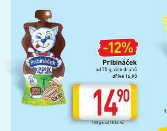 Billa Pribináček nabídka