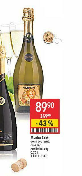 Globus Mucha sekt nabídka