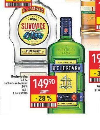 Globus Becherovka nabídka