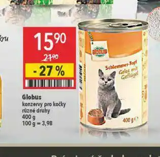 Globus Globus konzerva pro kočky nabídka