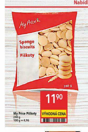 Globus My price piškoty nabídka