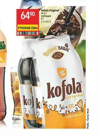 Globus Kofola 4pack nabídka