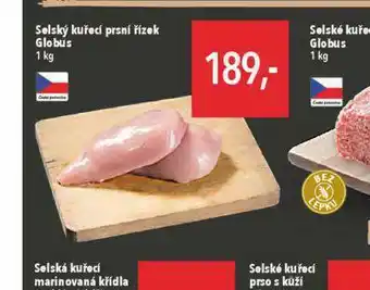 Globus Selský kuřecí prsní řízek nabídka