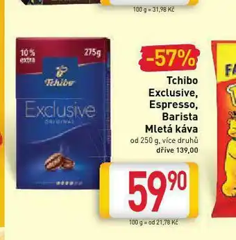 Billa Tchibo exclusive a espresso nabídka