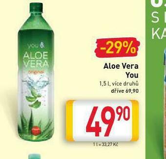 Billa Aloe vera you nabídka