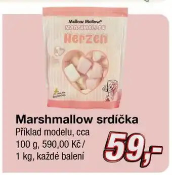 Kik Marshmallow srdíčka nabídka