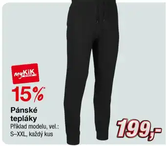 Kik Pánské tepláky nabídka