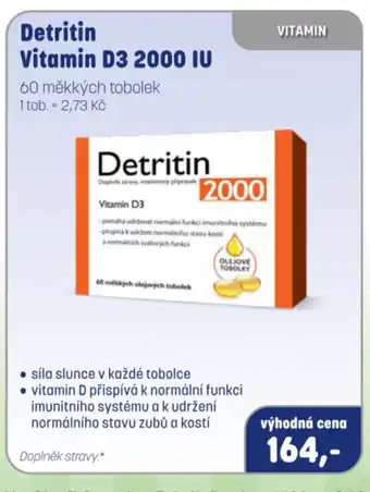 Detritin Vitamin D3 2000 IU