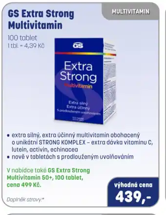 PharmaPoint GS Extra Strong Multivitamin nabídka