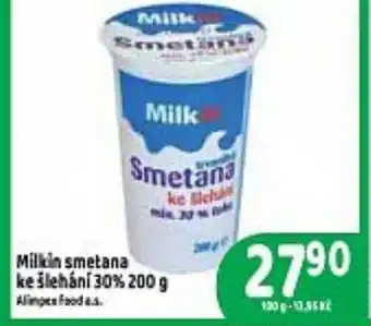 Brněnka Milkin smetana ke šlehání 30% 200 g nabídka