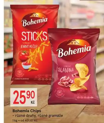 Žabka Bohemia Chips nabídka