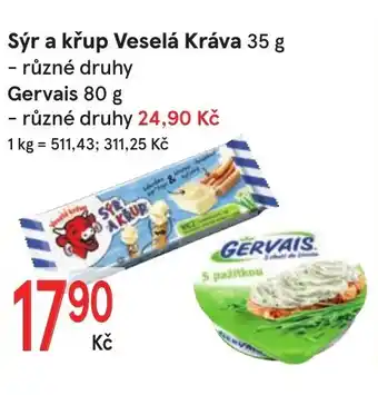 Žabka Sýr a křup Veselá Kráva 35 g nabídka