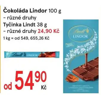 Čokoláda Lindor 100 g
