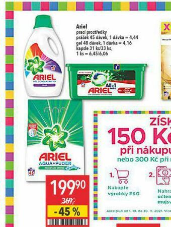 Globus Ariel prací prostředek nabídka