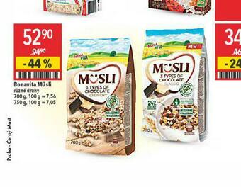 Globus Bonavita müsli nabídka
