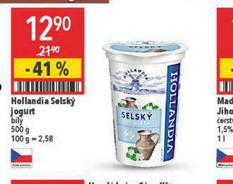 Globus Hollandia selský jogurt nabídka