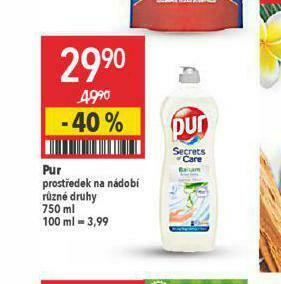 Globus Pur prostředek na nádobí nabídka