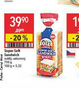Globus Super soft sandwich nabídka