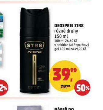 Penny Market Str8 deosprej nabídka