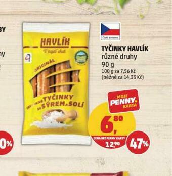Penny Market Tyčinky havlík nabídka