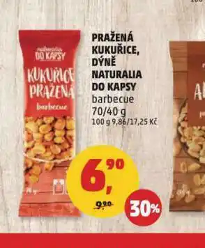 Penny Market Pražená kukuřice, dýně naturalia do kapsy nabídka