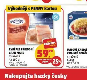 Penny Market Rybí filé přírodní gran mare nabídka