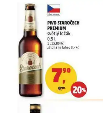 Penny Market Pivo staročech prmeium nabídka