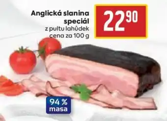 Billa Anglická slanina speciál nabídka