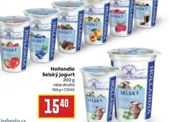 Billa Hollandia Selský jogurt nabídka