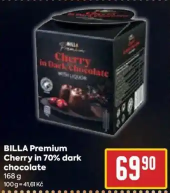 Billa BILLA Premium Cherry in 70% dark chocolate nabídka