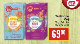 Billa Teekanne čaj nabídka