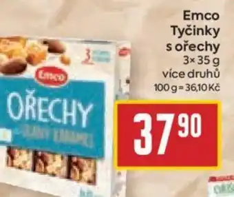 Billa Emco Tyčinky s ořechy nabídka