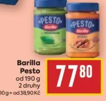 Billa Barilla Pesto nabídka