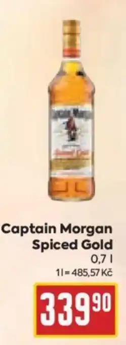 Billa Captain Morgan Spiced Gold nabídka