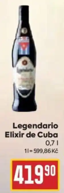 Billa Legendario Elixir de Cuba nabídka
