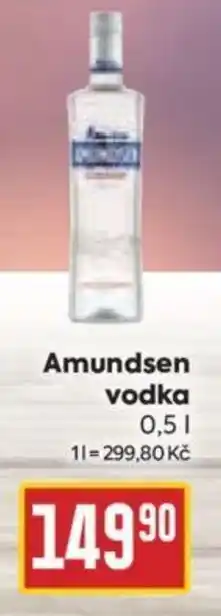 Billa Amundsen vodka nabídka