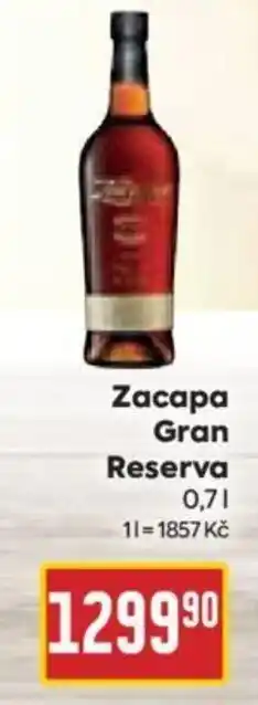 Billa Zacapa Gran Reserva 0,7L nabídka